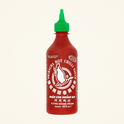 Flying Goose Chilisauce, Sriracha Scharf 455ml