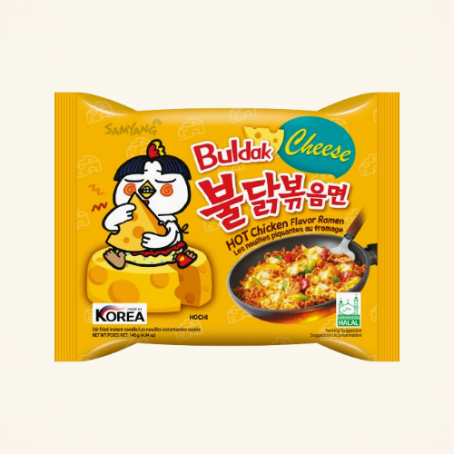 Buldak Cheese Hot Chicken Flavour Ramen 140g