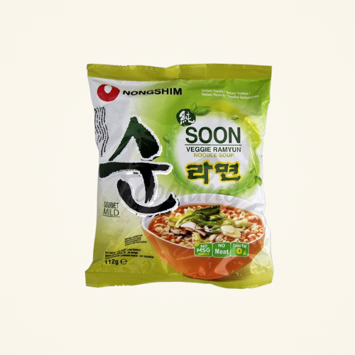 Nongshim Instant Noodles Soon Veggie Ramyun 112g