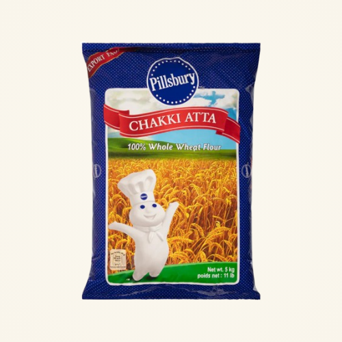 Pillsbury Flour Wholewheat Chakki Atta 5kg