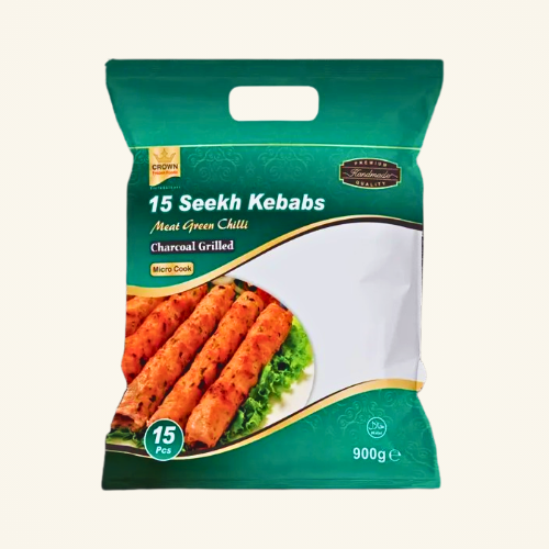 Crown Green Chilli Meat Kebab - 15pcs - 1kg