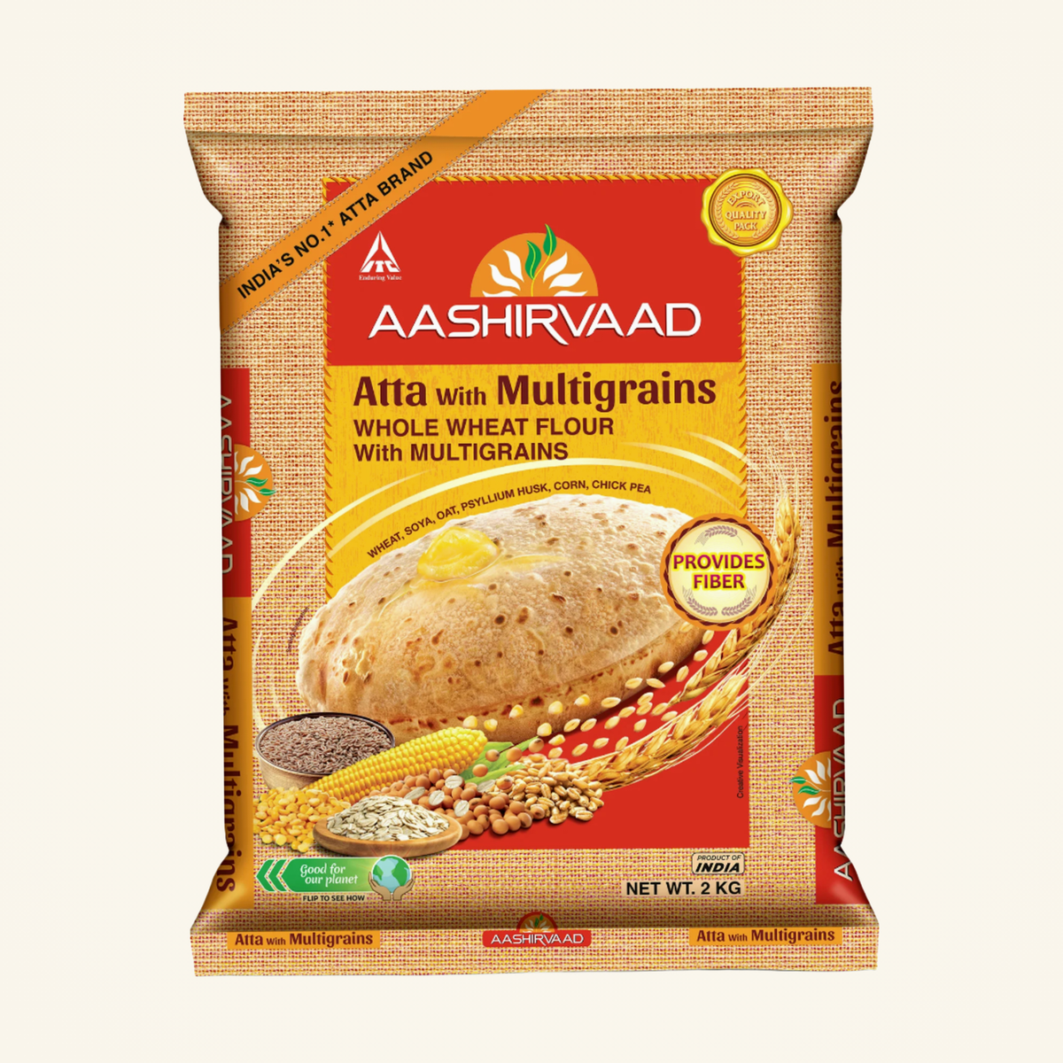 Aashirvaad Atta Flour Multigrain 2kg