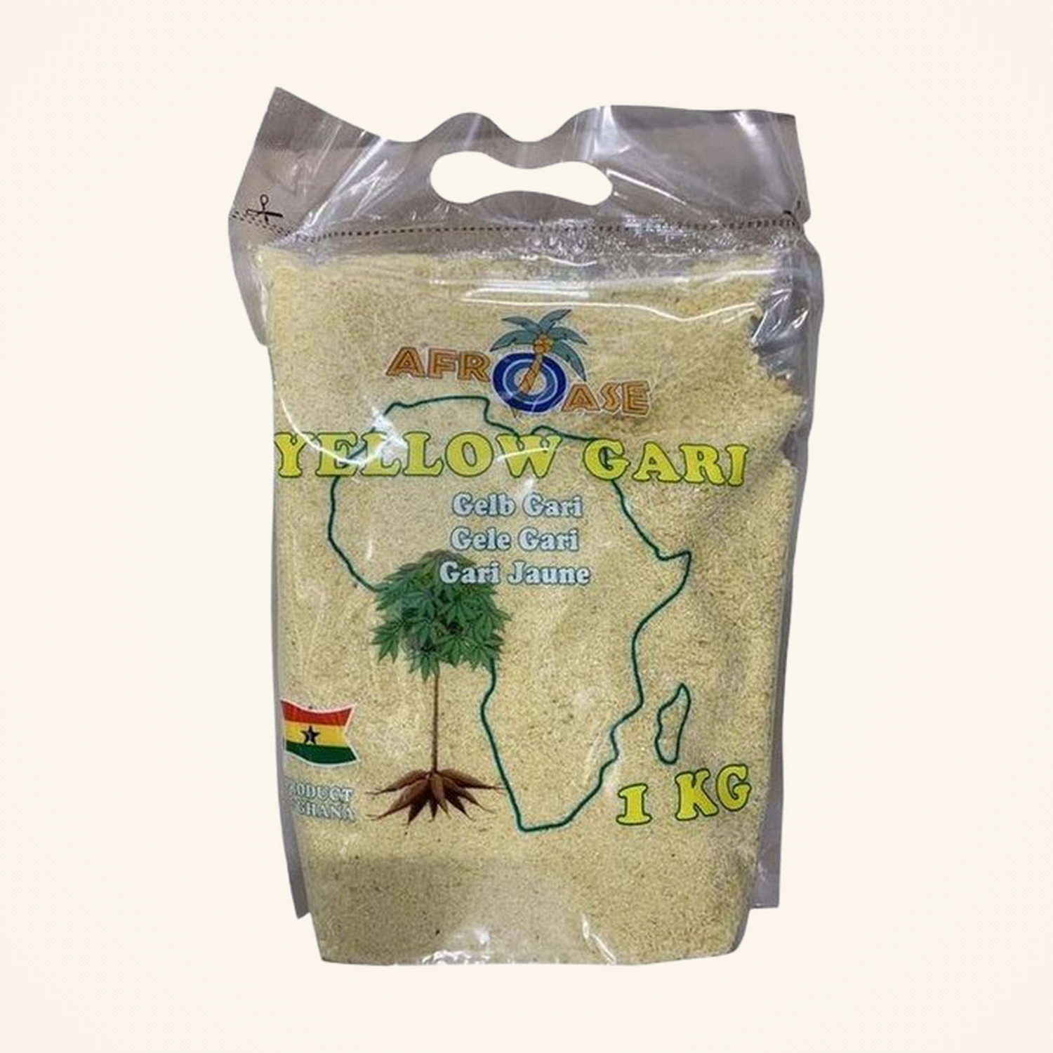 Afroase Gari Yellow 1kg