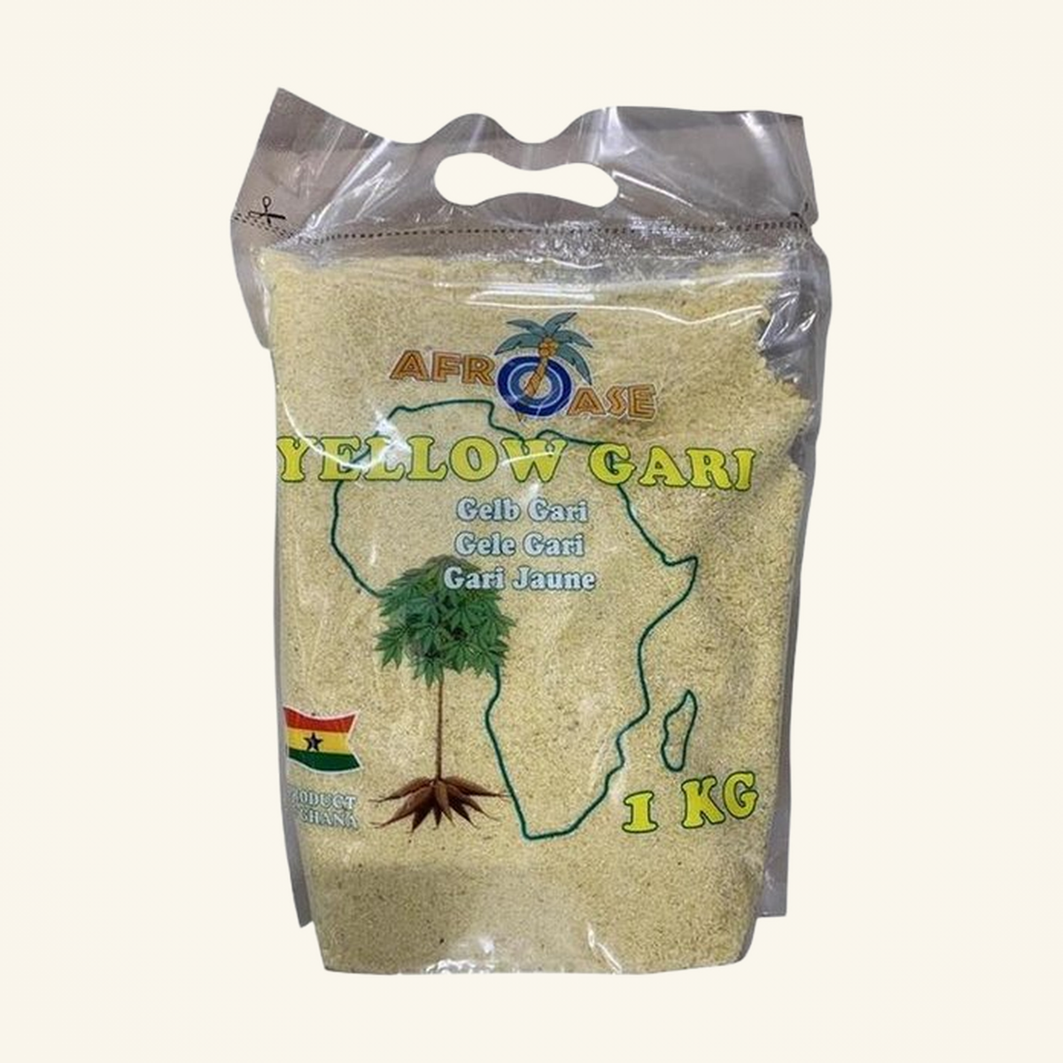 Afroase Gari Yellow 1kg