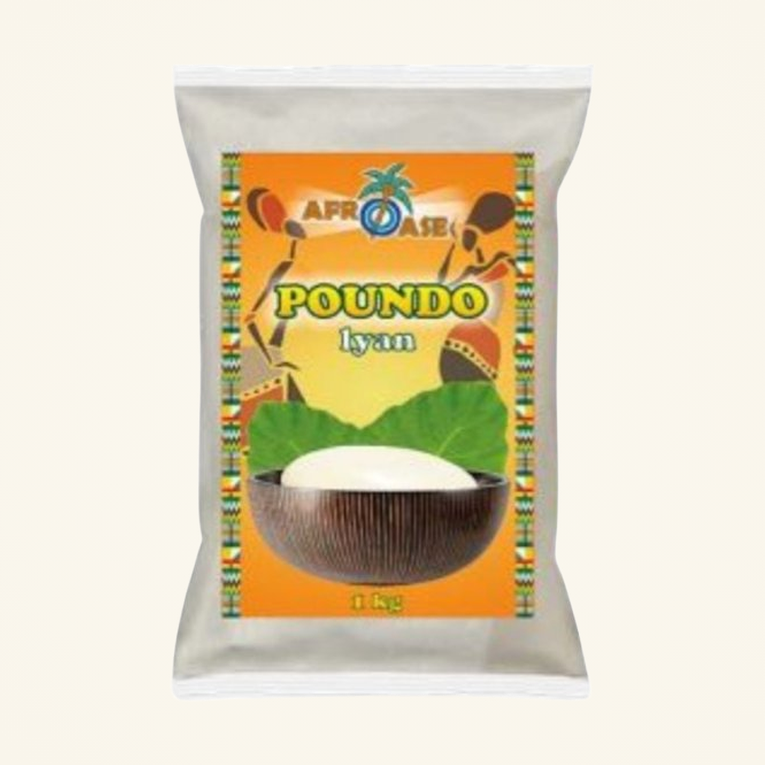 Afroase Yam Pounded 1kg