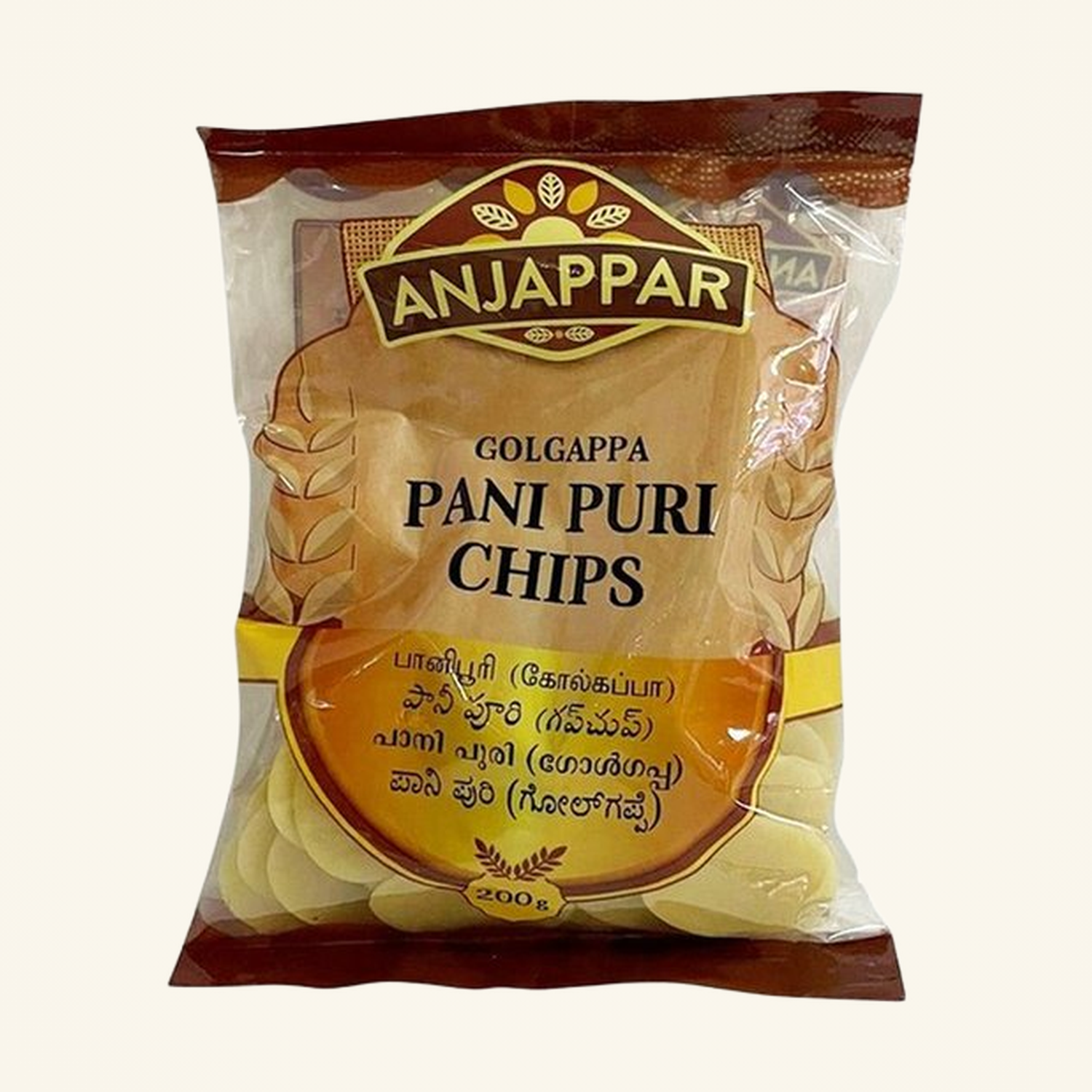Anjappar Pani Puri Chips (Gol Gappa) 200g