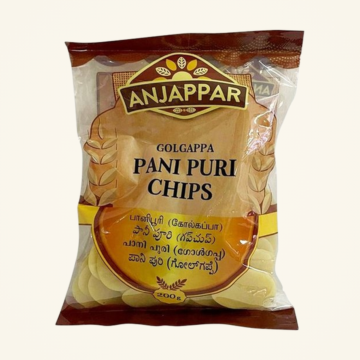 Anjappar Pani Puri Chips (Gol Gappa) 200g