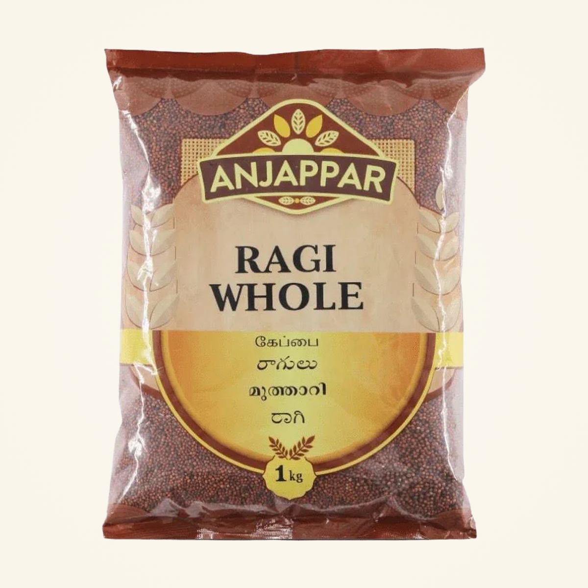 Anjappar Ragi Whole (Finger Millet) 1kg