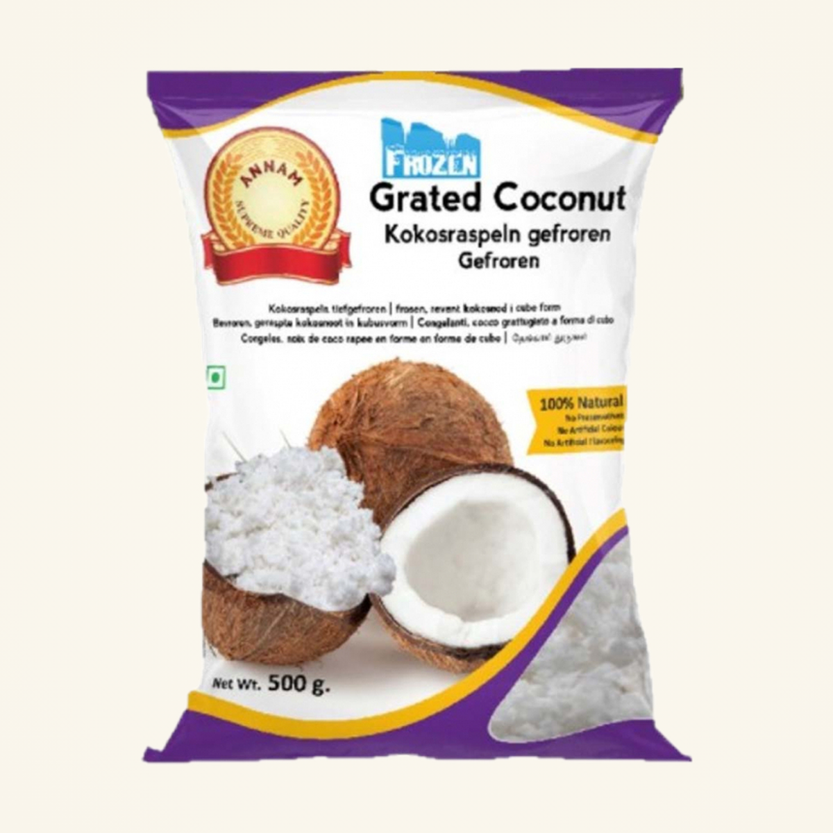 Annam Grated Coconut 500g