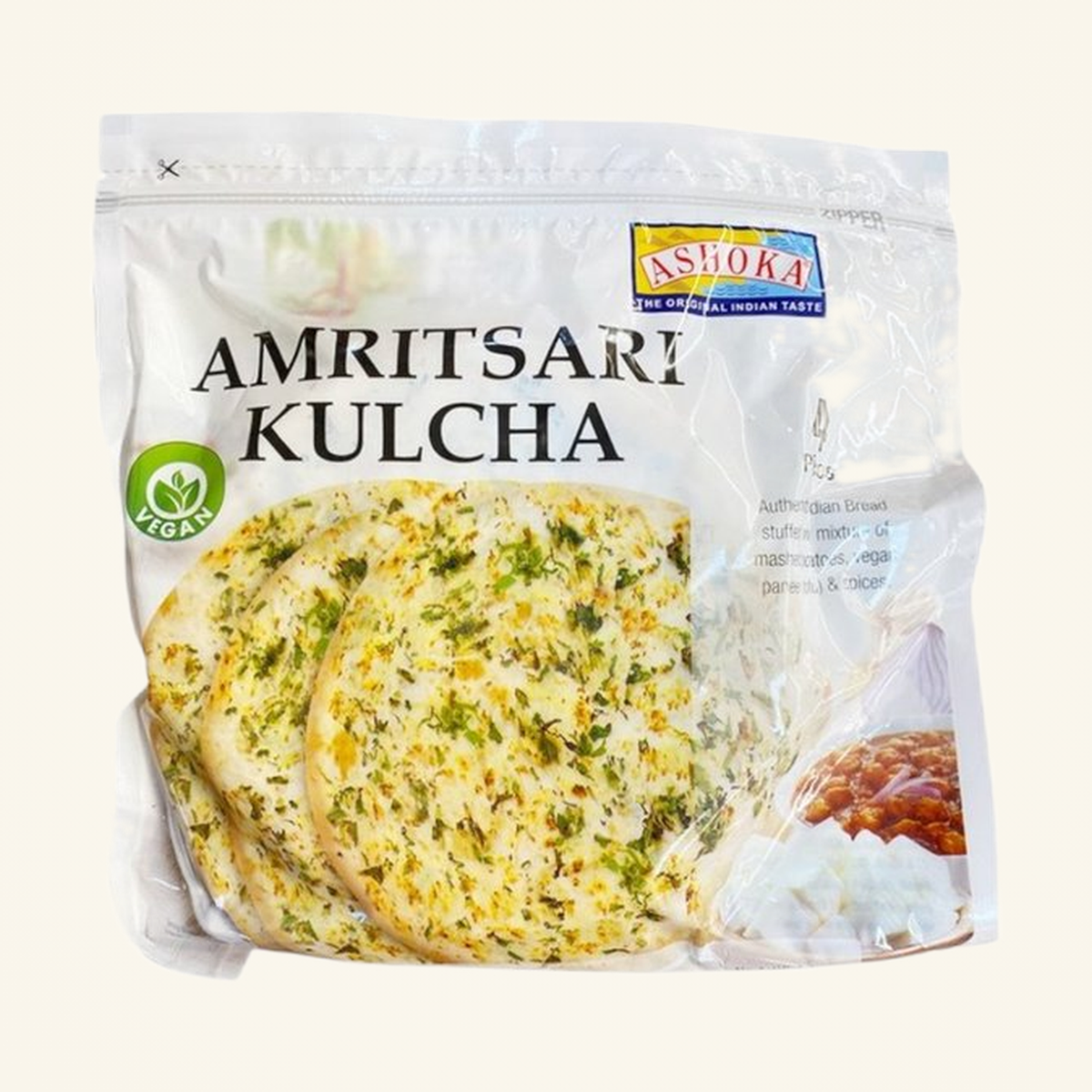 Ashoka Amritsari Kulcha 4pcs 320g