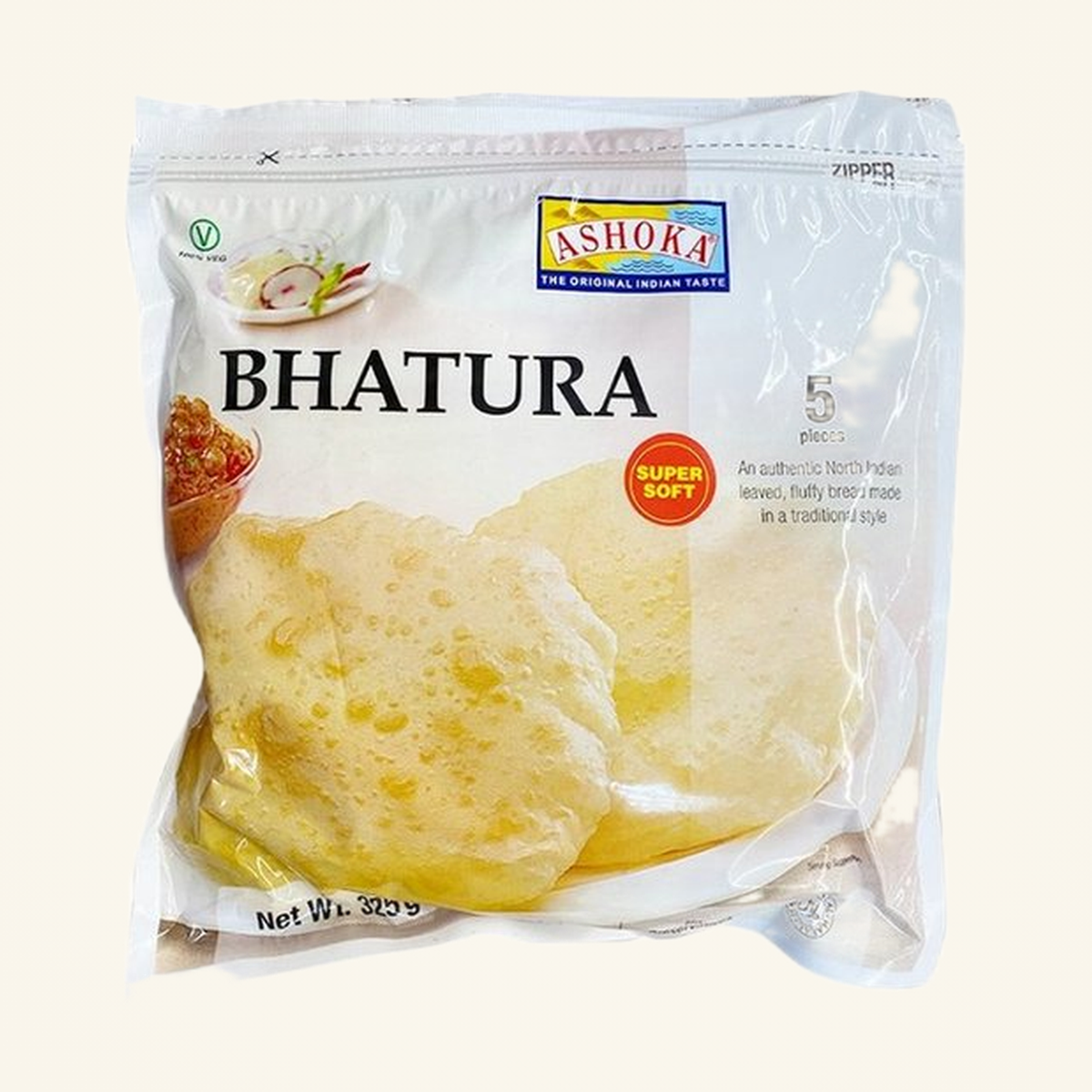 Ashoka Bhatura Paratha 5pcs 325g