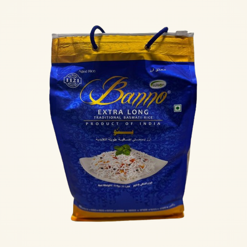 Banno Extra Long Basmati Rice 5kg