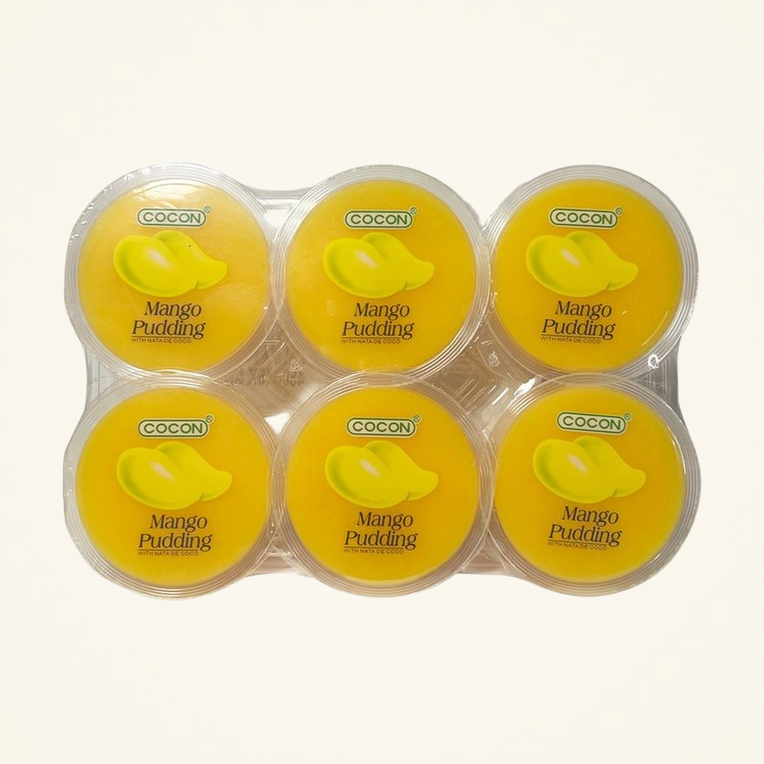 Cocon Mango Pudding with Nata de Coco 480g