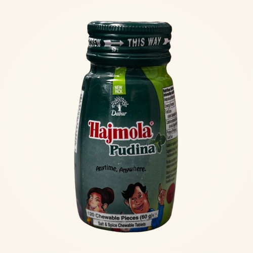 Dabur Hajmola Pudina Tablet 120pc