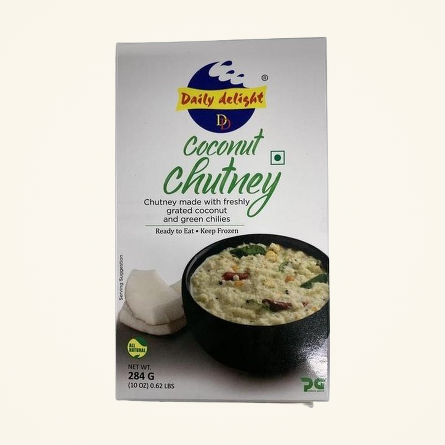 Daily Delight Coconut Chutney 284g