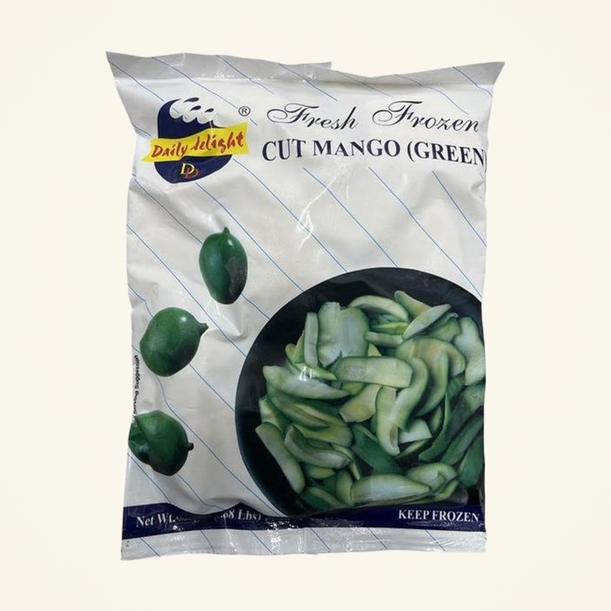 Daily Delight Cut Mango Green 400g