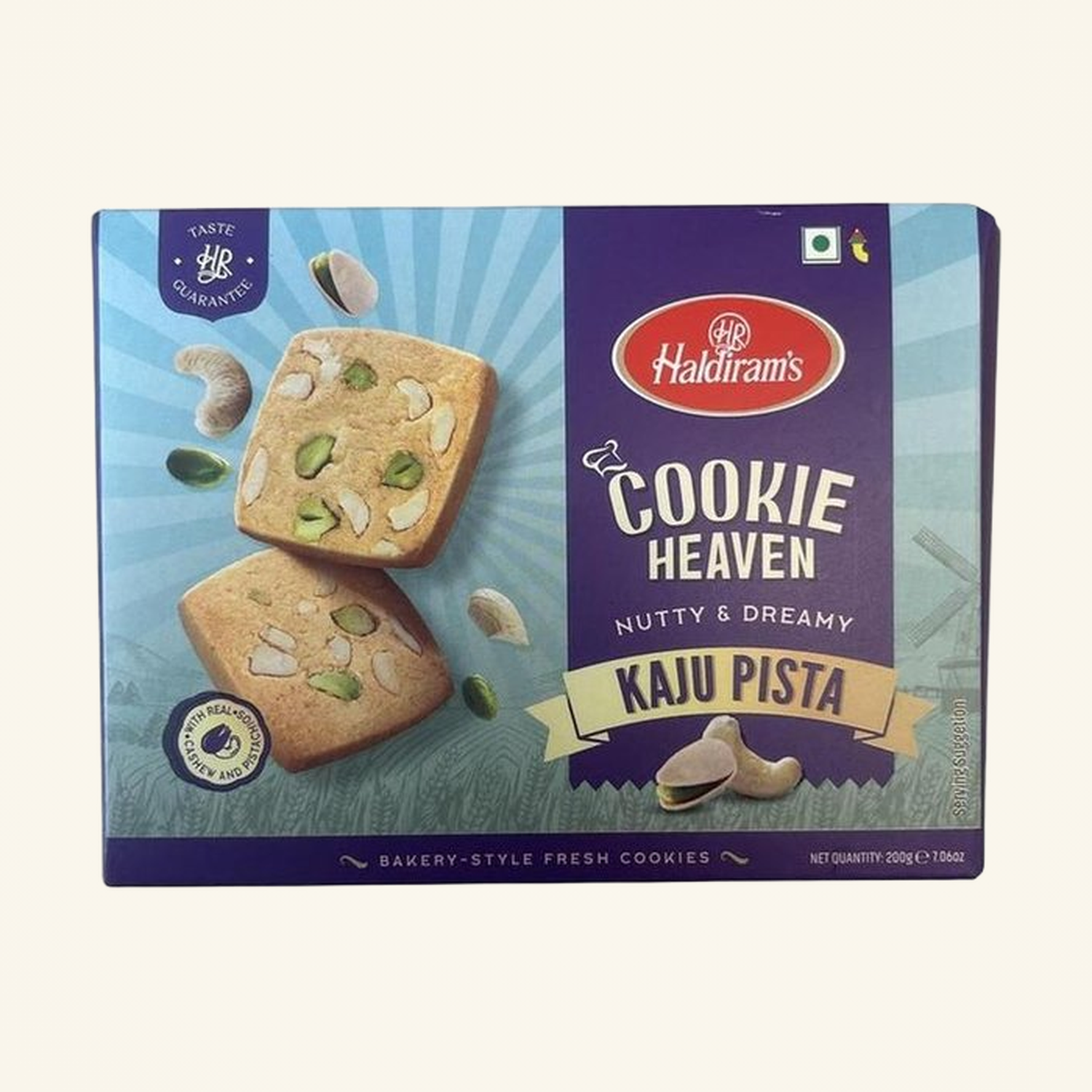 Haldiram's Cookies Kaju Pista 200g