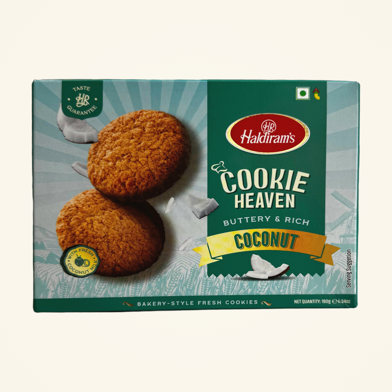 Haldiram's Cookies Coconut 180g