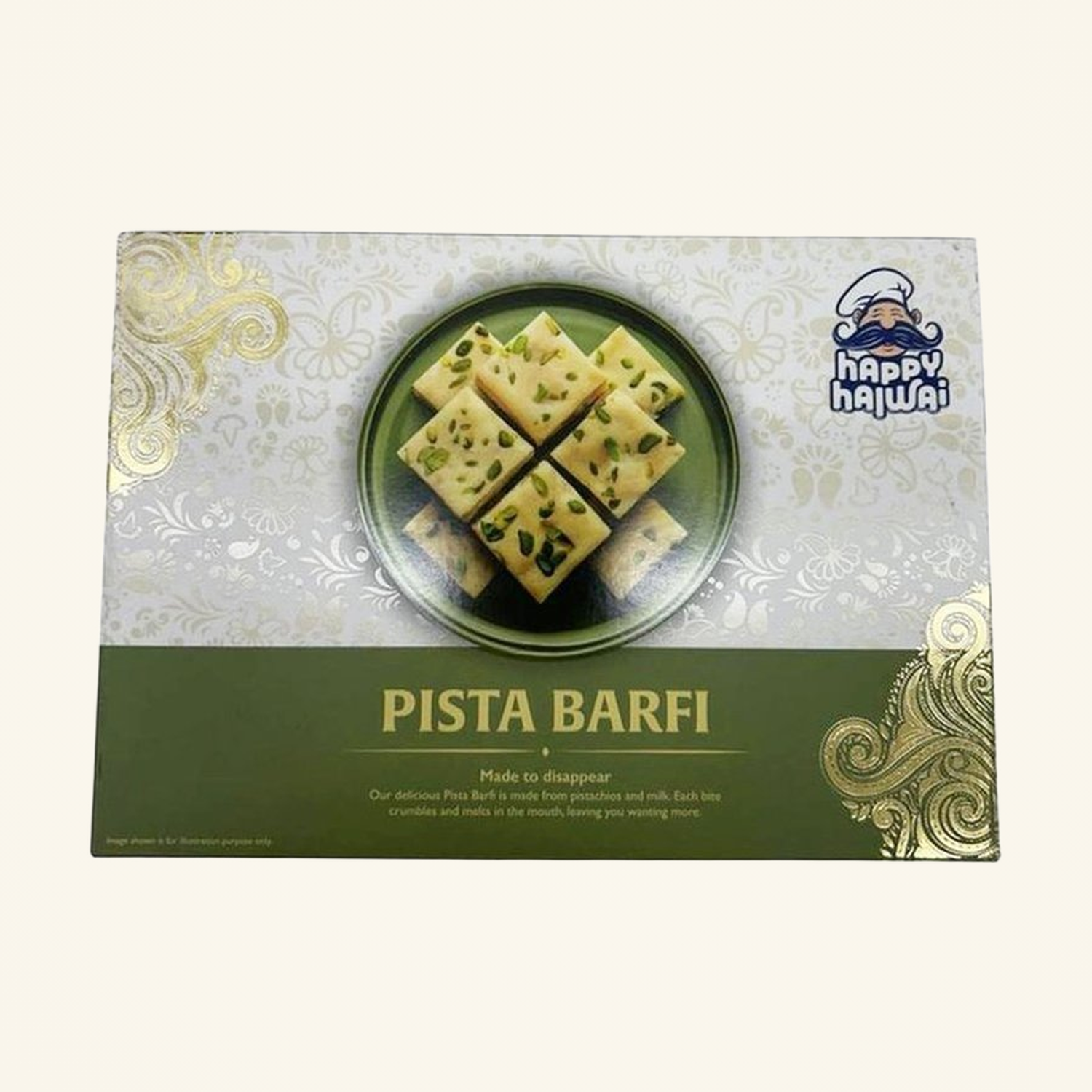 Happy Halwai Pista Barfi 300g