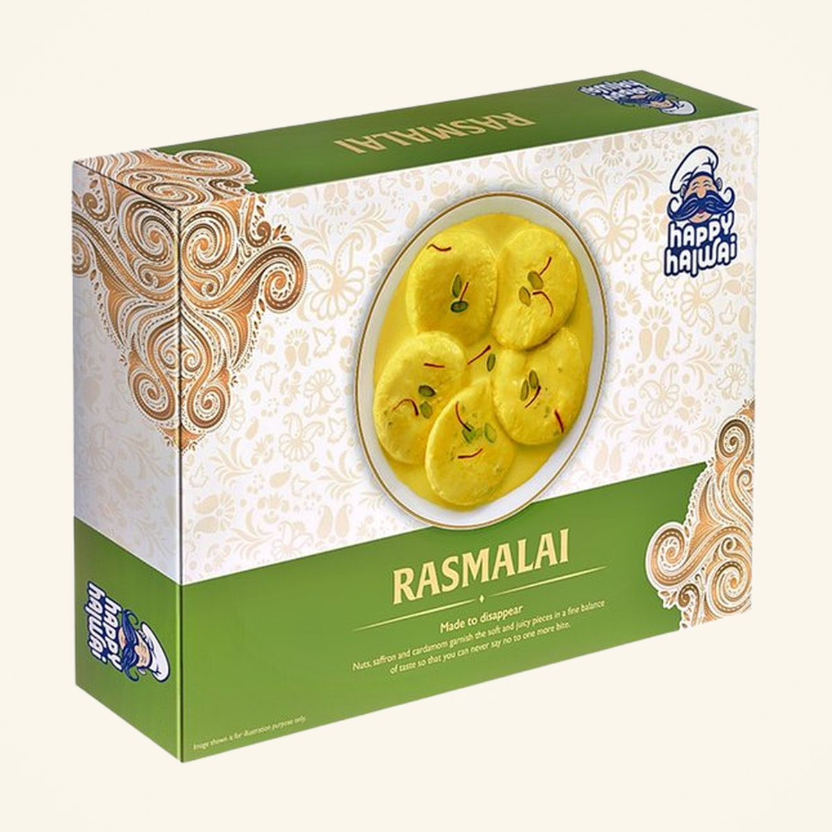 Happy Halwai Rasmalai 500g