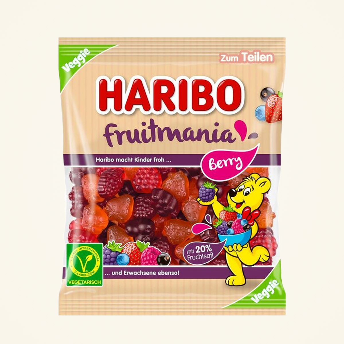 Haribo Fruitmania Berry 160g