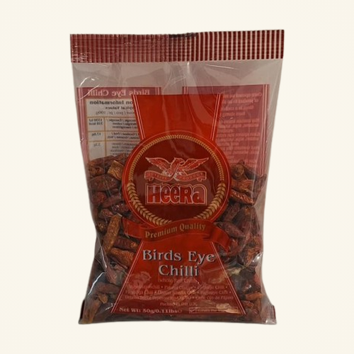 Heera Chilli Whole Bird Eye 50g