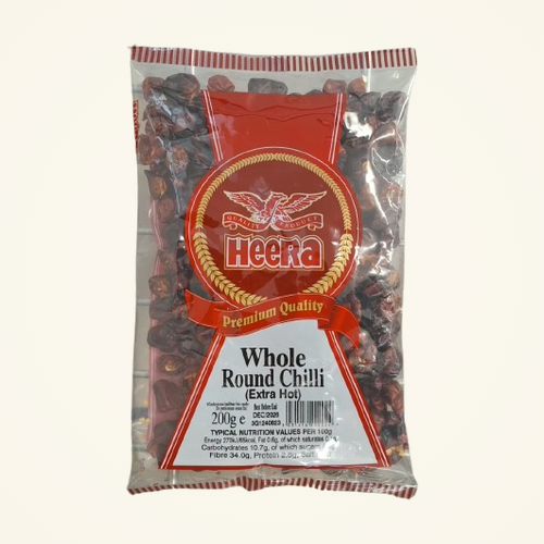 Heera Chilli Whole (Round) 200g