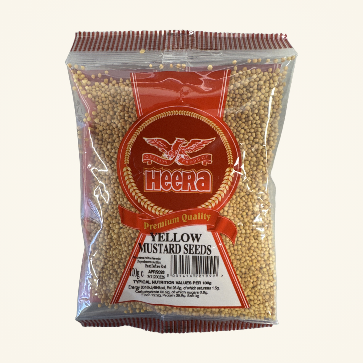 Heera Mustard Seeds Yellow 100g