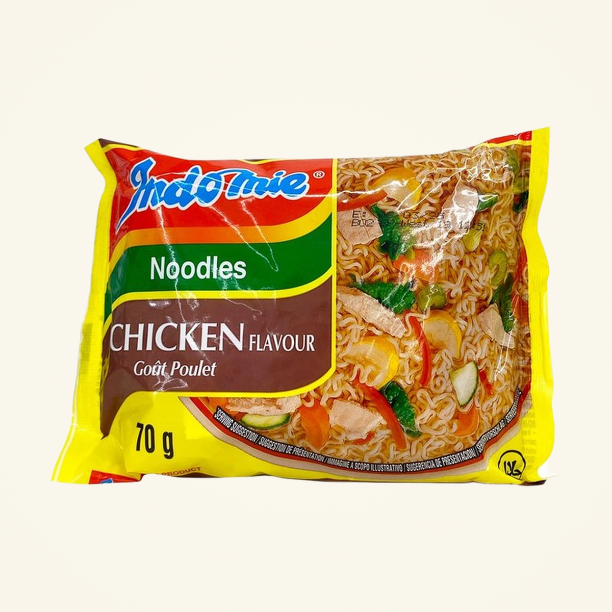 Indomie Instant Noodles Chicken Goût Poulet 70g