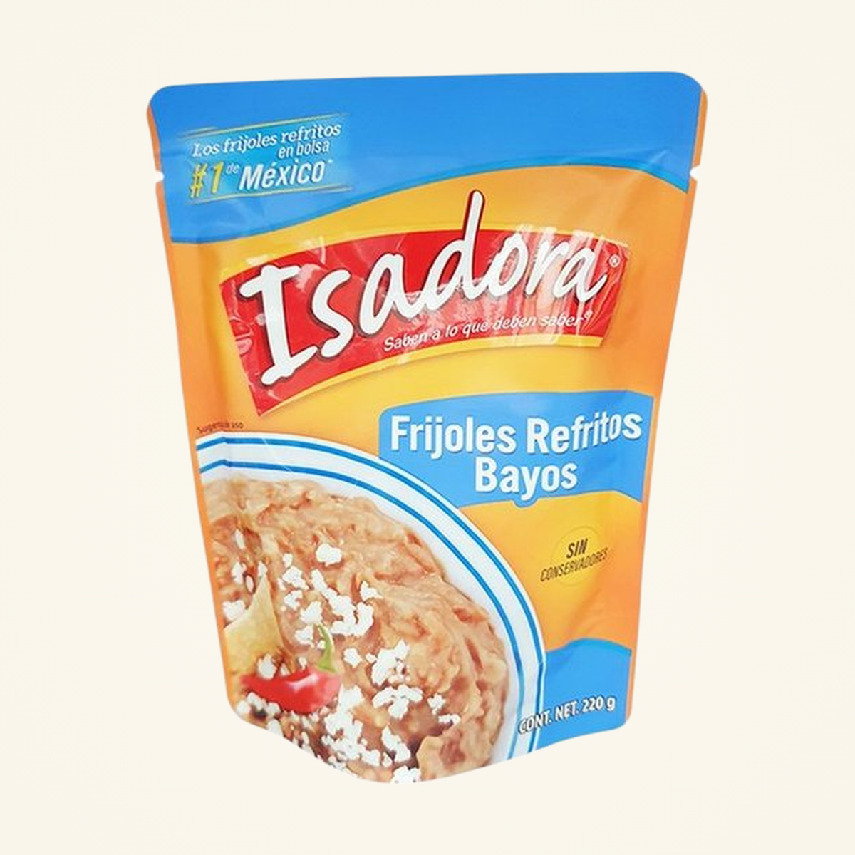 Isadora Frijoles Refritos Bayos (Refried Bayo Beans) 220g