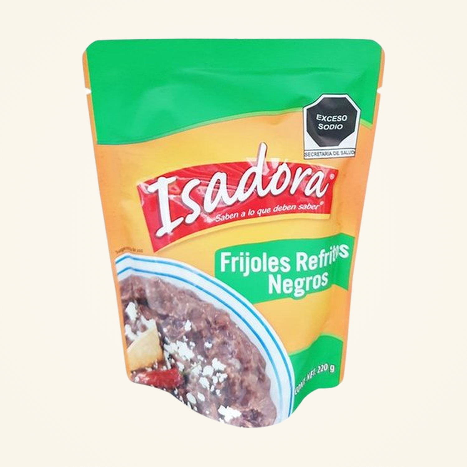 Isadora Frijoles Refritos (Refried Black Beans) 220g