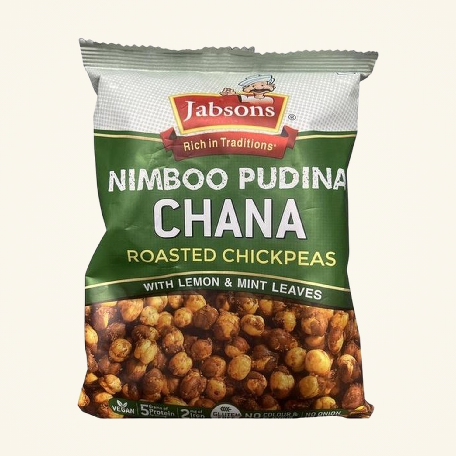 Jabsons Roasted Chana Nimboo Pudina 150g