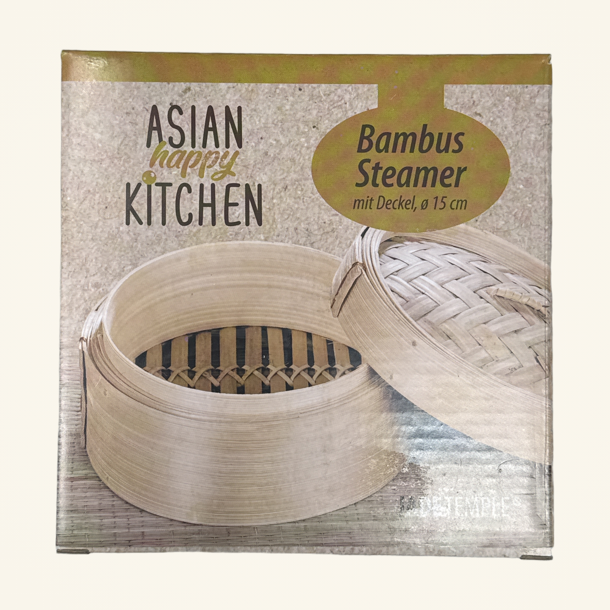 Jade Temple Bamboo Steamer 15cm