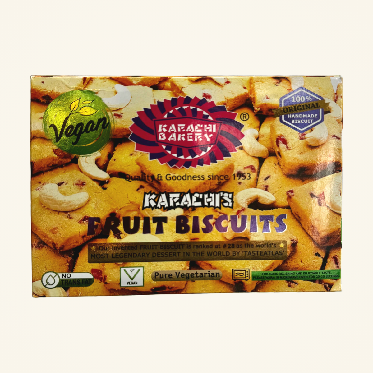 Karachi Bakery Vegan Fruit Biscuits 400g