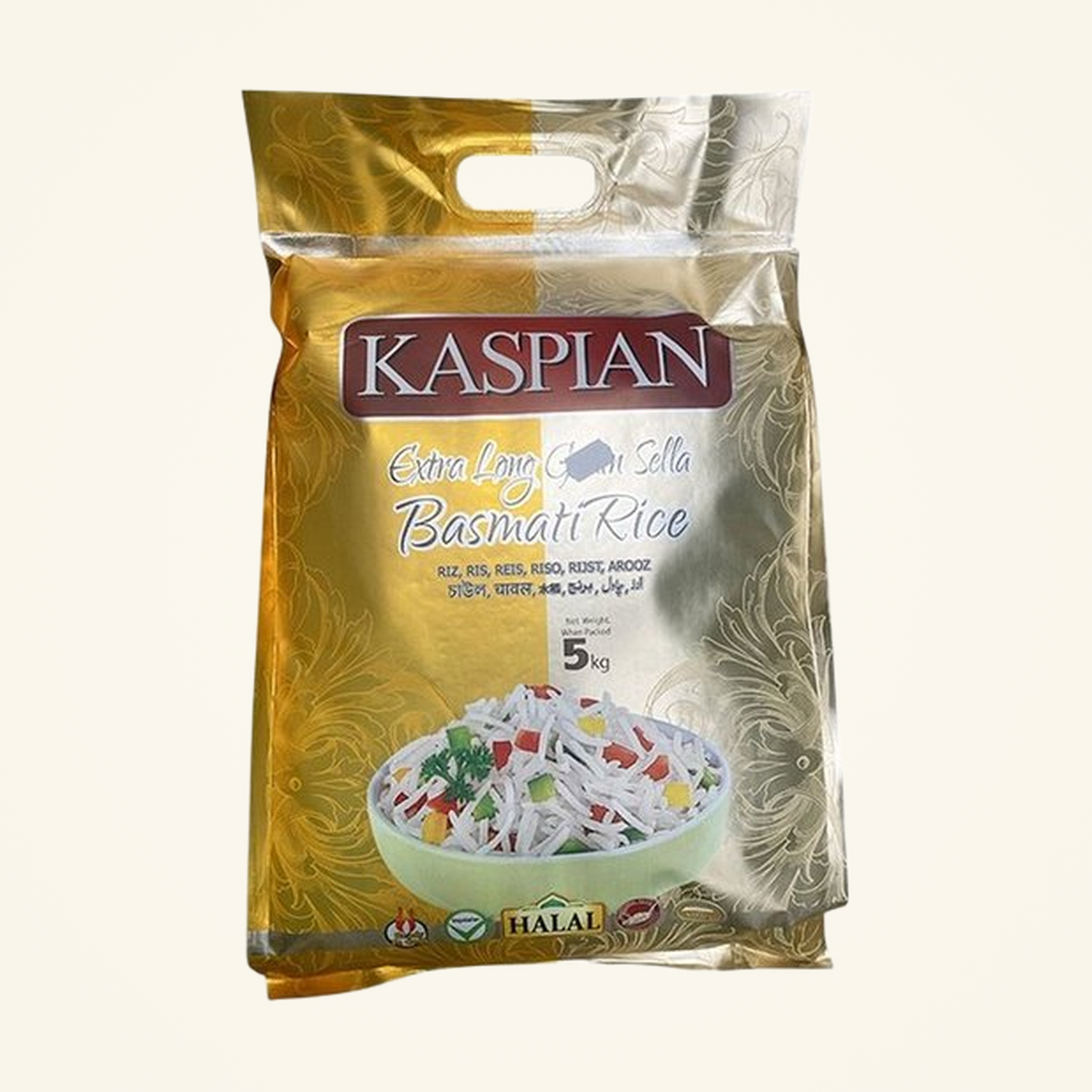 Kaspian Extra Long Sella Basmati Rice 5kg