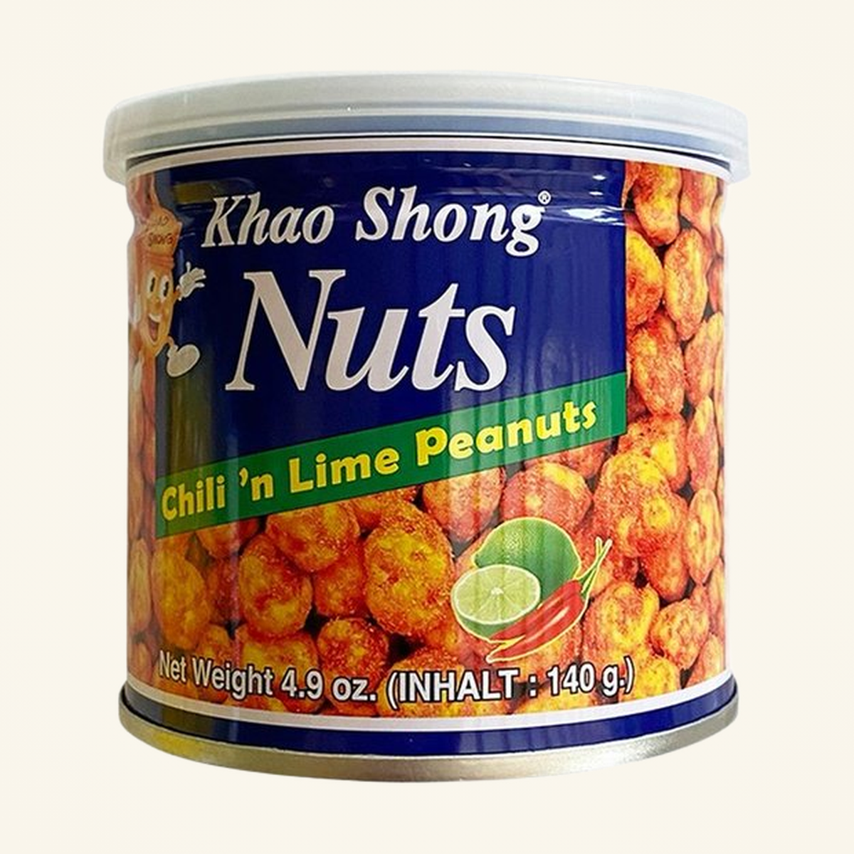 Khao Shong Chili 'n Lime Peanuts 140g