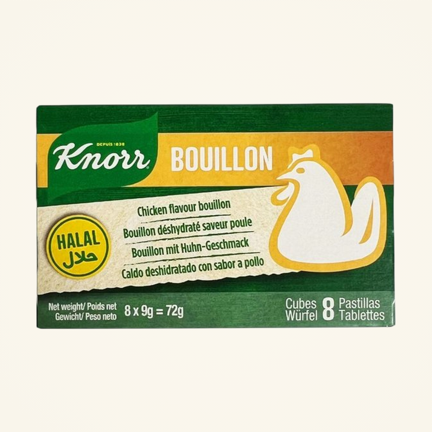 Knorr Bouillon Cubes Chicken 72g
