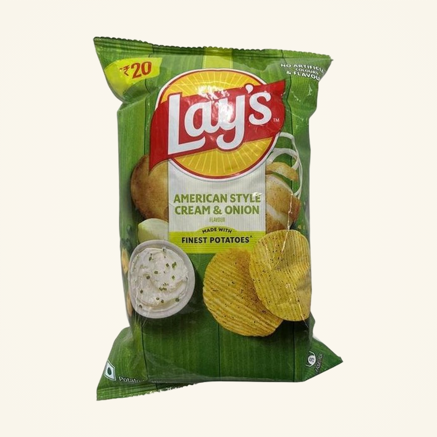 Lays Cream And Onion Flavour 50g