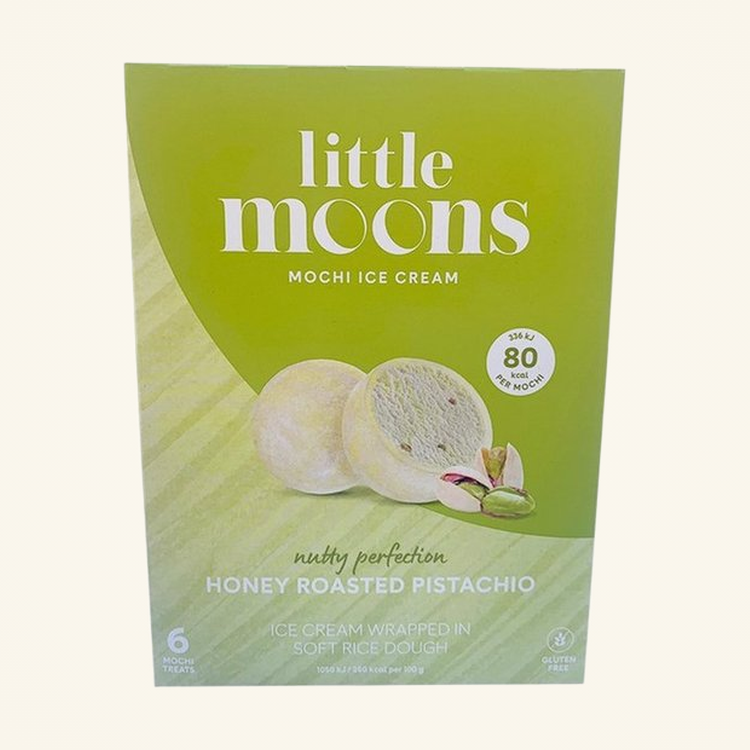 Little Moons Mochi Ice Cream Honey Roasted Pistachio 192g