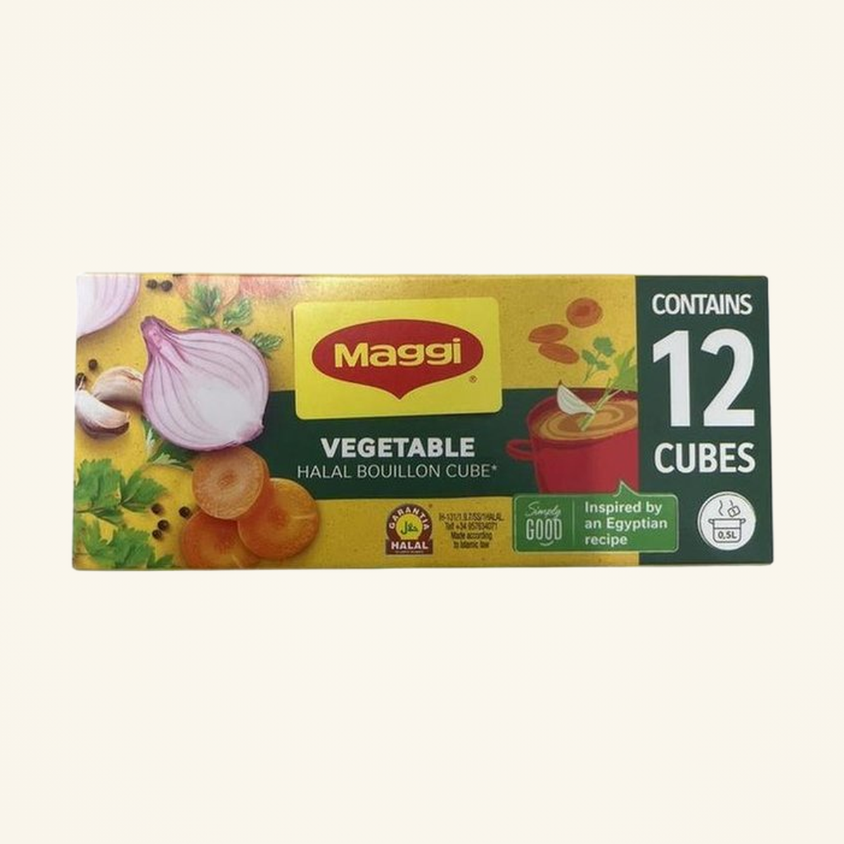 Maggi Bouillon Cubes Vegetables Halal 108g
