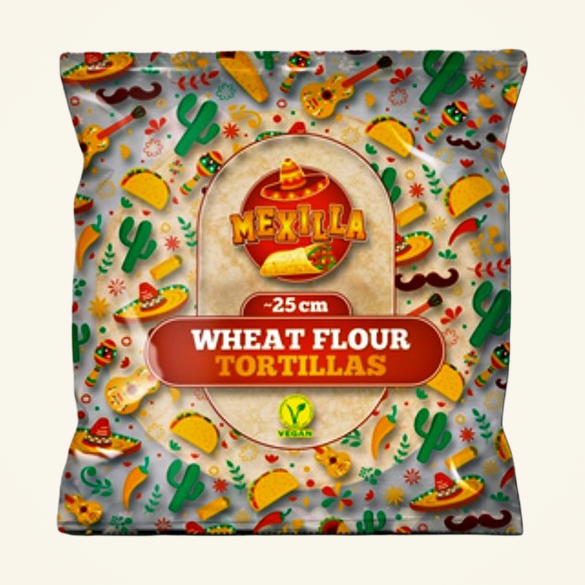 Mexilla Wheat Tortillas 25cm 1080g