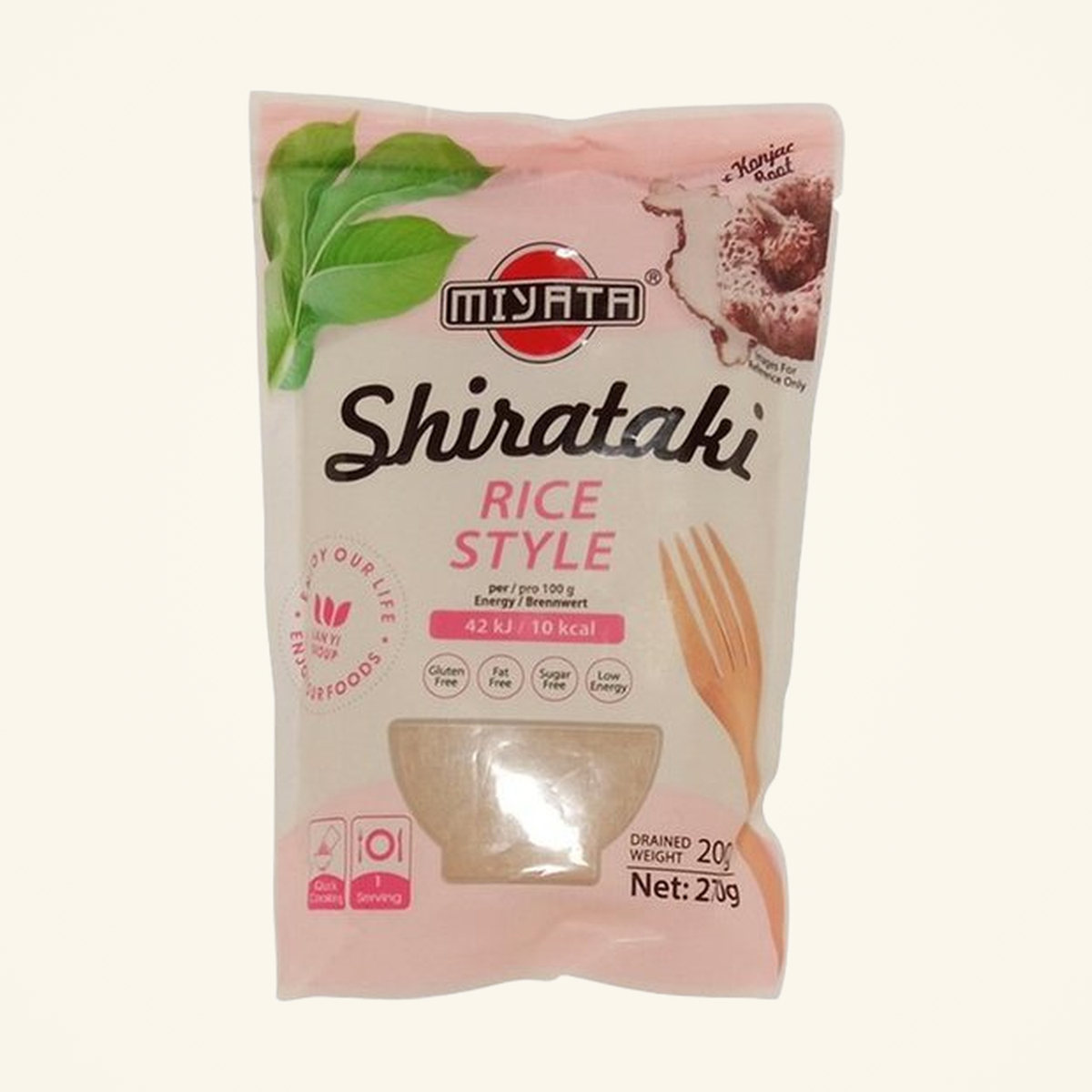 Miyata Shirataki Konjac Flour Noodles Rice Style 270g