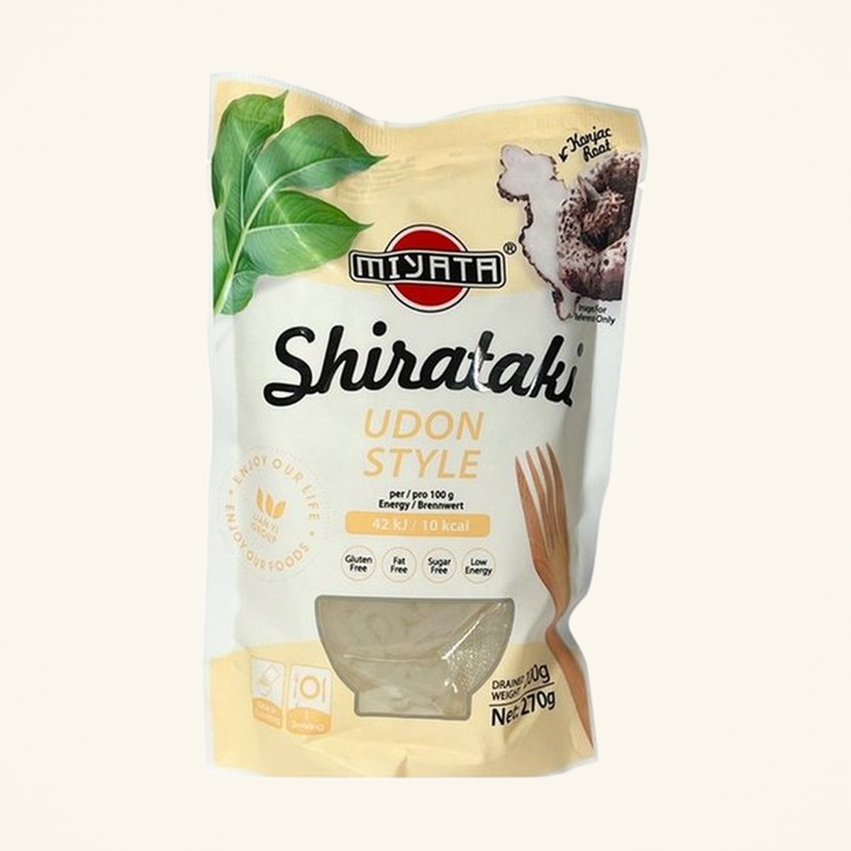 Miyata Shirataki Konjac Flour Noodles Udon Style 270g
