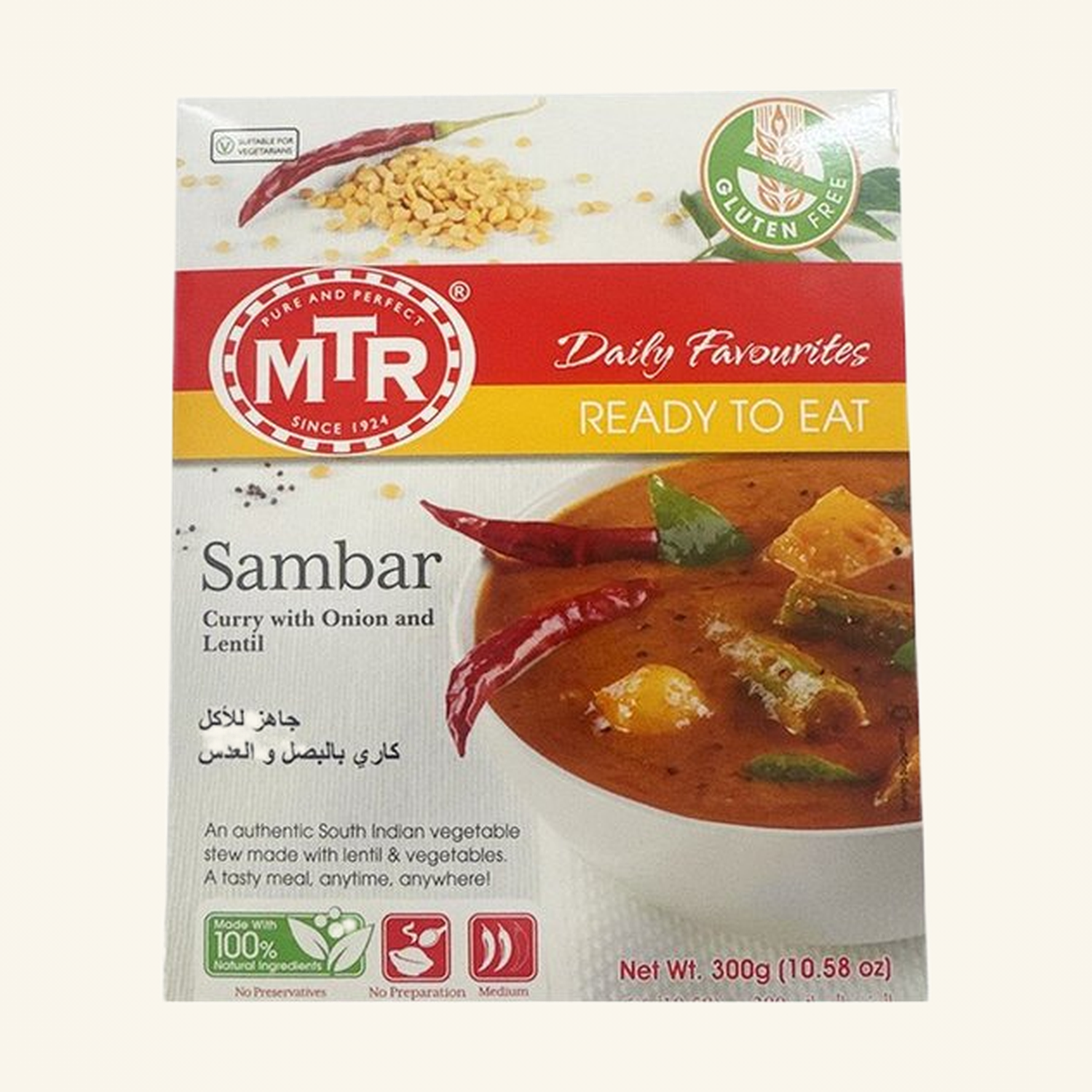 MTR RTE Sambar Rice 300g