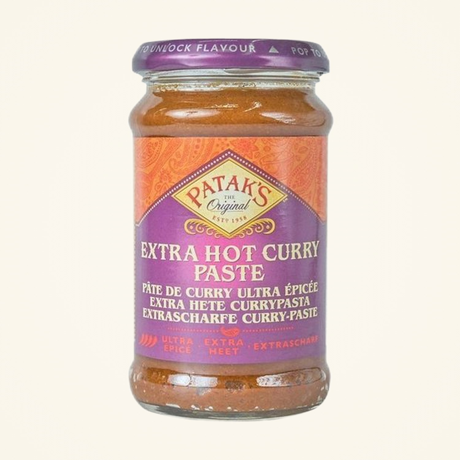 Patak Extra Hot Curry Paste 283g