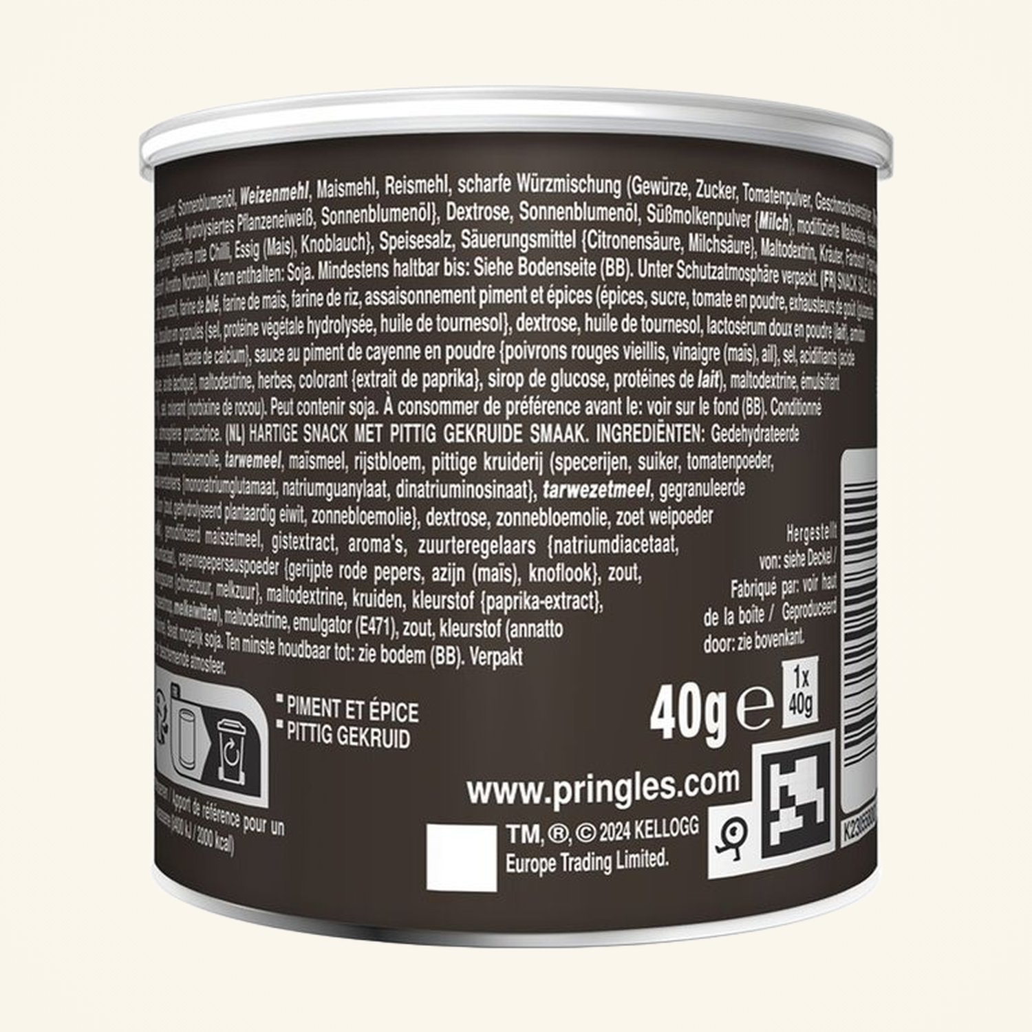 Pringles Hot & Spicy 40g