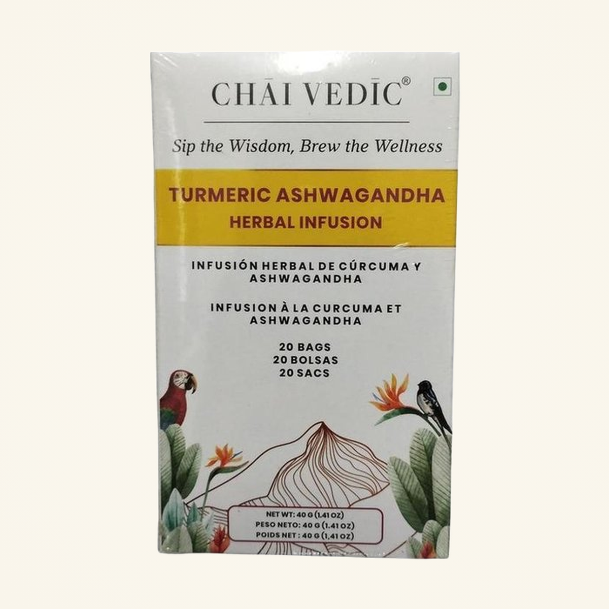 Samaara Turmeric Ashwagandha Herbal Tea 40g