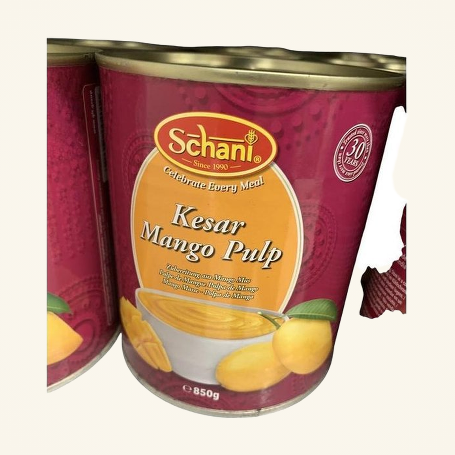 Schani Mango Pulp Kesar 850g