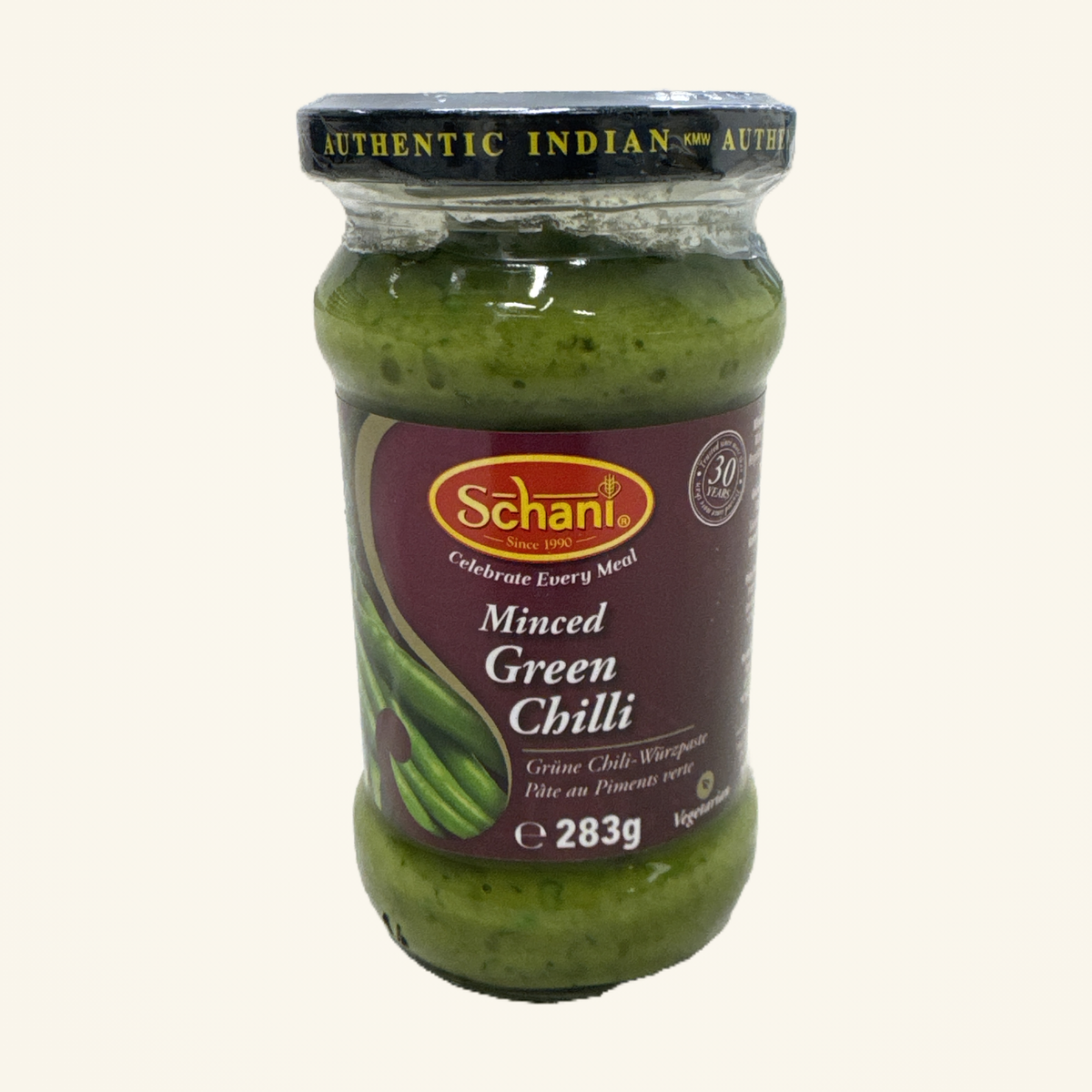 Schani Minced Green Chilli 283g