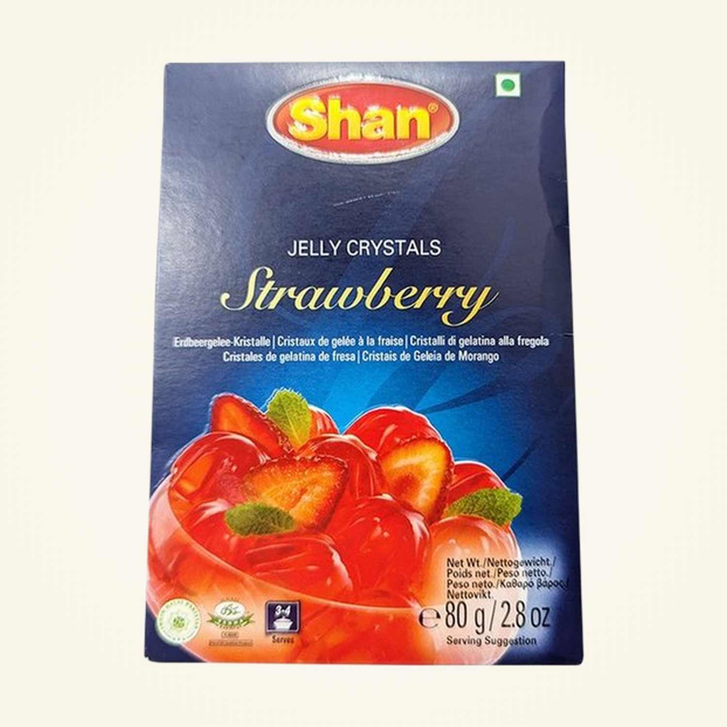 Shan Jelly Crystals Strawberry 80g